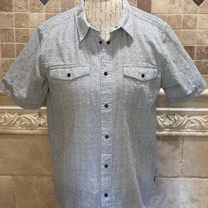 O’Neill short sleeve button down shirt